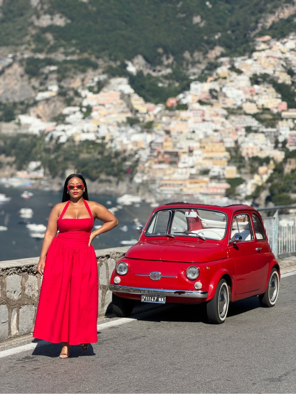 Showpo Red Helda Halter Midi Maxi Dress